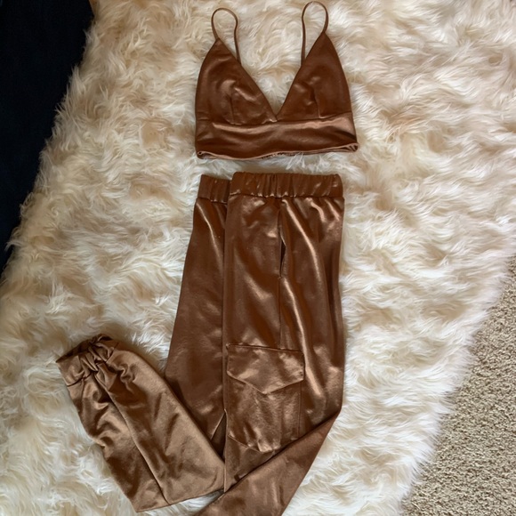 Zara Pants - ZARA sexy bronze set
